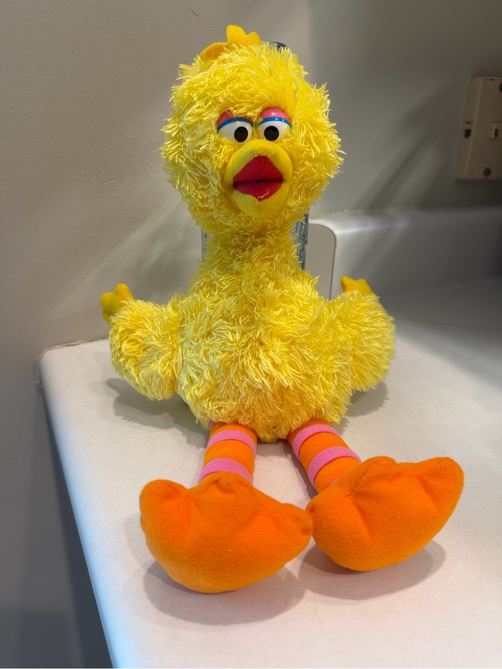 Sesame Street Big Bird Plush - Bright Yellow with Orange Feet